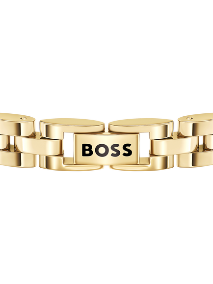 BOSS Men's Archer Chunky Bracelet, Gold - view 2, Gold