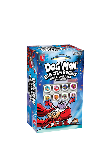 University Games Dog Man Big Jim Begins Roll-o-Rama Dice Game, Multi