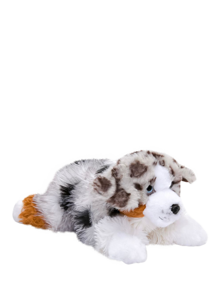 FAO Schwarz Aussie Shepherd Dog 15" Plush Soft Toy, Multi