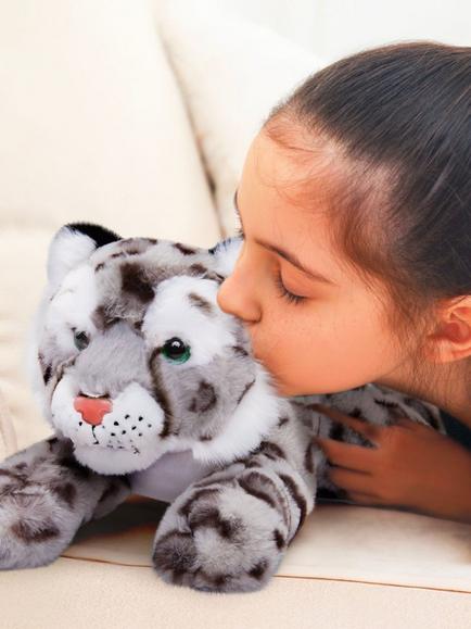 FAO Schwarz Snow Leopard 15" Plush Soft Toy - view 2, Multi