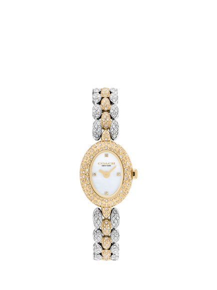 Coach 14504741 Women's Sammy 24mm Round Bracelet Strap Watch, Bi-colour, Bi-colour