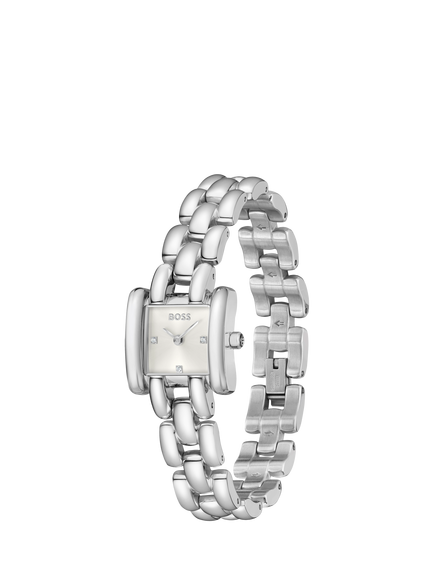 BOSS 1502873 Women's Violet 21mm Bracelet Strap Watch, Silver - view 2, Silver