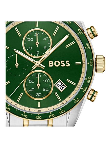 BOSS1514345 Men's Grand Prix Vitesse 44mm Bracelet Strap Watch, Bi-colour - view 2, Bi-colour