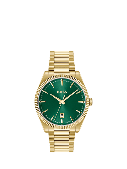 BOSS 1514355 Men's Cheswick 40mm Bracelet Strap Watch, Gold, Gold