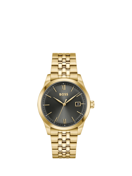 BOSS 1514359 Men's Langford 39mm Bracelet Strap Watch, Gold, Gold