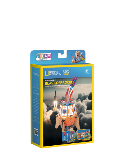 National Geographic How Things Work Build Your Own Blast Off Rocket, Multi