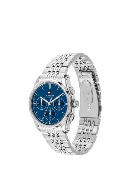 Tommy Hilfiger 1710811 Men's Bryant 38mm Round Bracelet Strap Watch, Silver - view 2, Silver