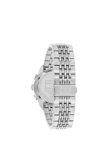Tommy Hilfiger 1710812 Men's Bryant 38mm Round Bracelet Strap Watch, Silver - view 2, Silver