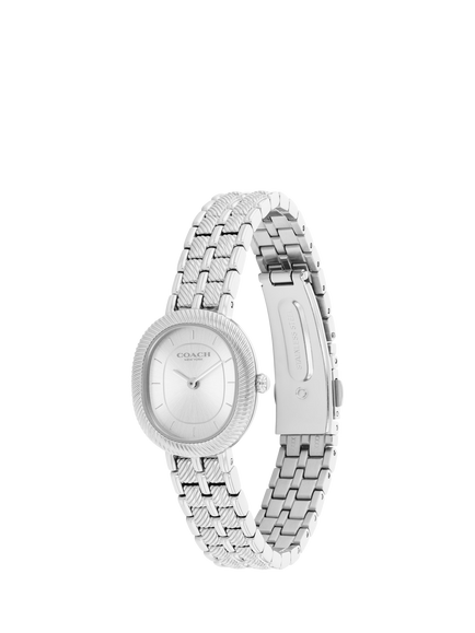 Coach 14504659 Women's Harlow 26mm Bracelet Strap Watch, Silver - view 2, Silver