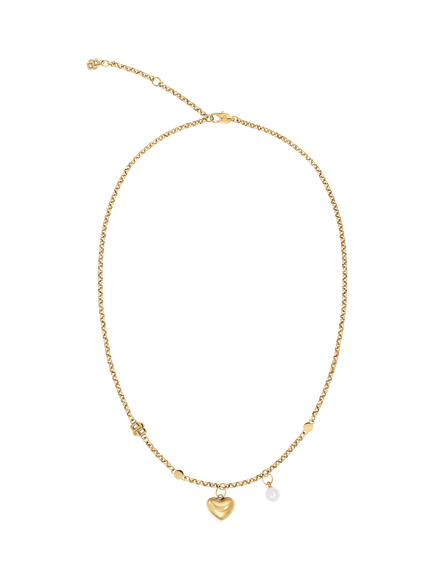 BOSS Women's Amara Charm Necklace, Gold, Gold