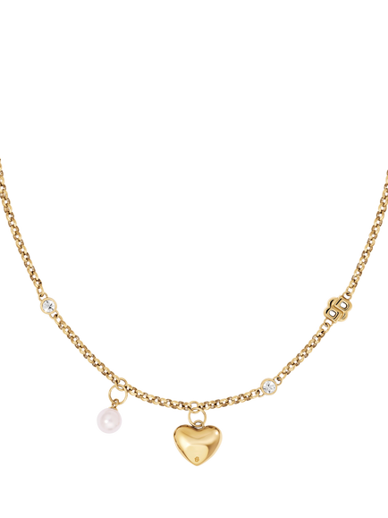 BOSS Women's Amara Charm Necklace, Gold - view 2, Gold