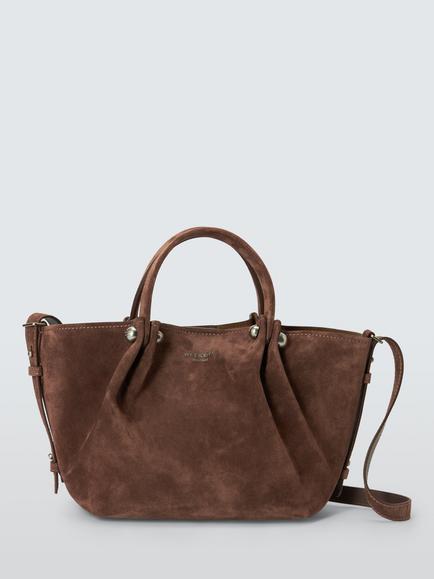 Weekend Max Mara Mini Tote Bag, Chocolate Suede, Chocolate Suede