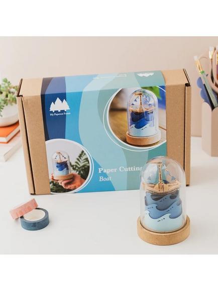 My Papercut Forest Nautical 3D Papercraft Kit for Adults - view 2, Multi