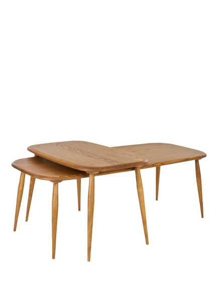 ercol for John Lewis OUTLET Kensworth Coffee Nest of Tables, Set of 2, Vintage Ash, Vintage Ash