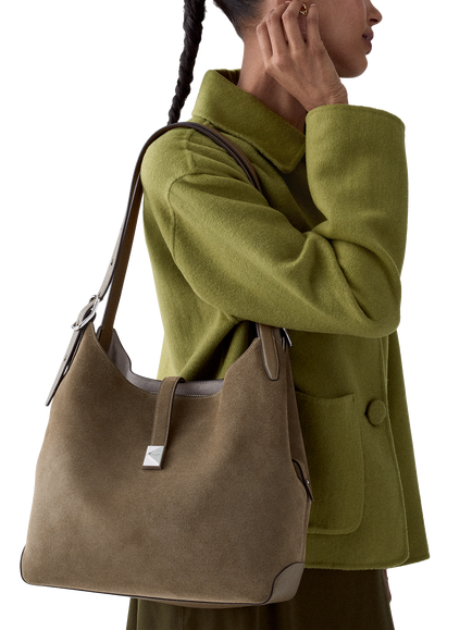 kate spade new york Deco Large Shoulder Bag, Driftwood - view 2, Driftwood