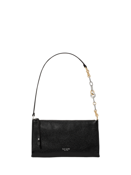 kate spade new york Fling Suede Shoulder Bag, Black, Black