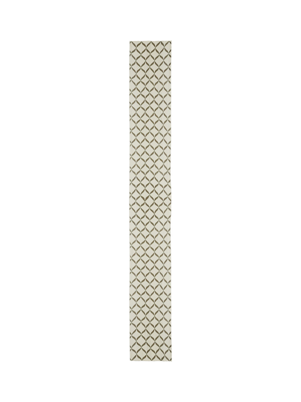 OKA Nava Linen Table Runner, 350cm, Sage - view 2, Sage