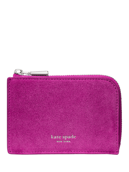kate spade new york Mini Zip Card Case, Beet, Beet