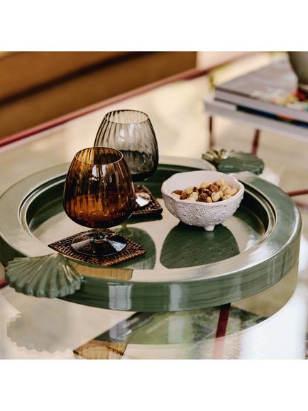 OKA Nereid Small Ceramic Bowl, Set of 2, 12cm, White - view 2, White