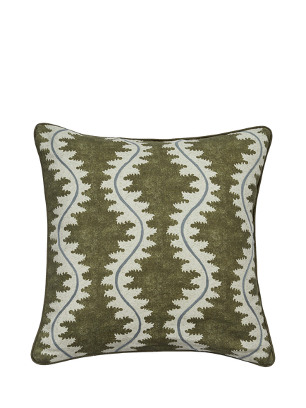 OKA Lahar Cushion, Olive