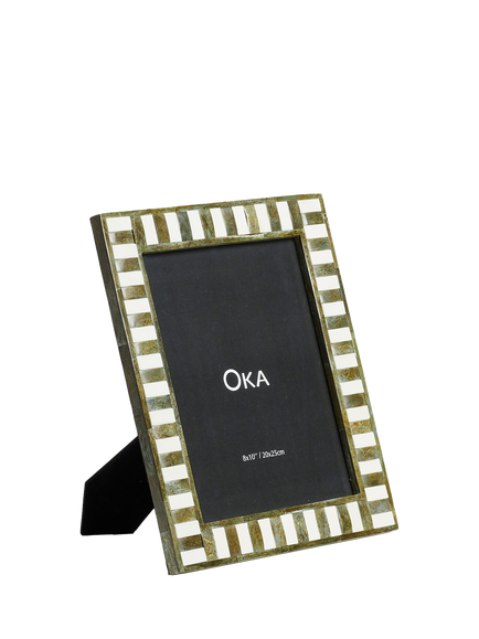 OKA Lodaya Photo Frame, 8 x 10" (20 x 25cm), Bone, Bone