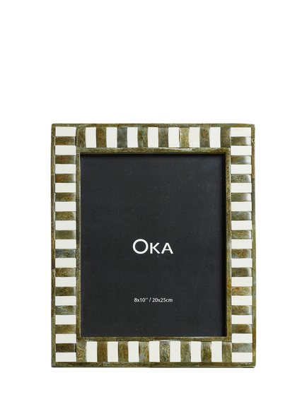 OKA Lodaya Photo Frame, 8 x 10" (20 x 25cm), Bone - view 2, Bone