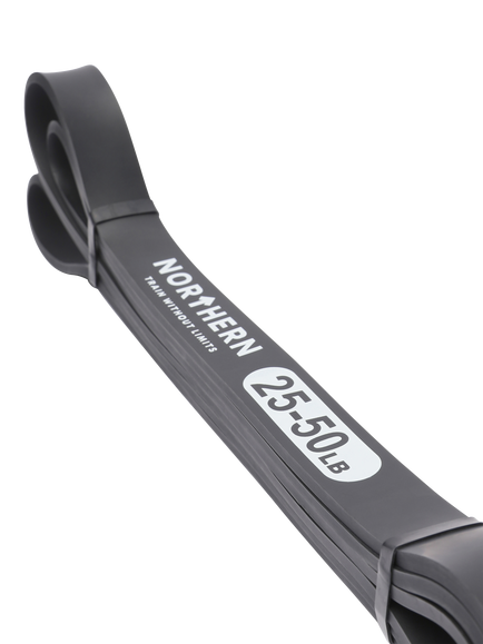 Northern Gym Standard Workout Resistance Band, Black - view 2, Black