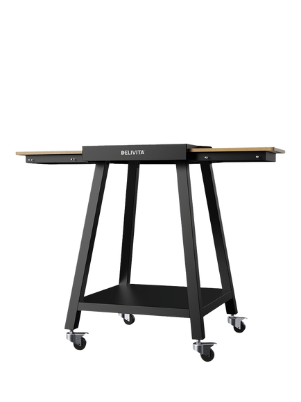 DeliVita Origin & Flow Pizza Oven Station Stand, Silver