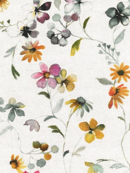 H&S Fabrics Camomile Furnishing Fabric, Mustard