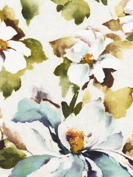 H&S Fabrics Clematis Furnishing Fabric, Azure