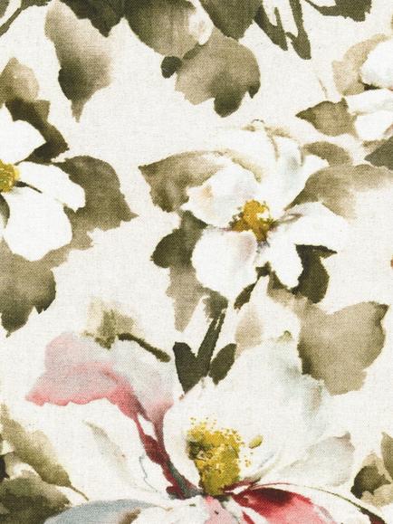 H&S Fabrics Clematis Furnishing Fabric, Berry