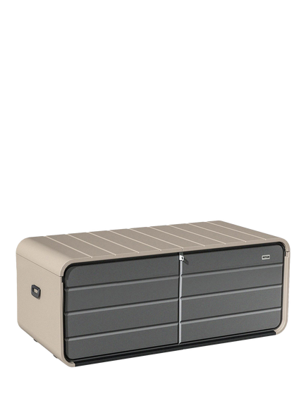 KETTLER Vault Large Outdoor Storage Box, Beige, Beige