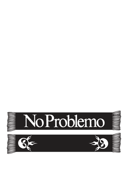 No Problemo Yang Scarf, Black, Black