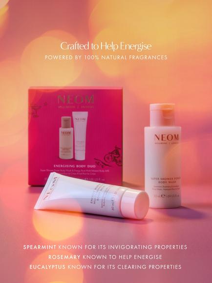 NEOM Wellbeing London Energising Body Duo Gift Set - view 2, Clear