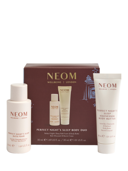NEOM Wellbeing London Perfect Night's Sleep Body Duo Gift Set, Clear