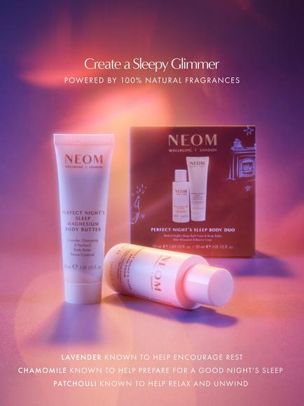 NEOM Wellbeing London Perfect Night's Sleep Body Duo Gift Set - view 2, Clear