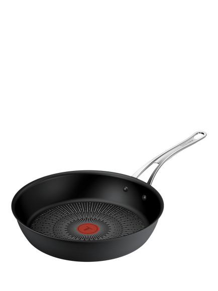 Jamie Oliver by Tefal Classic Hard Anodised Aluminium Non-Stick Frying Pan, 28cm, Black Black