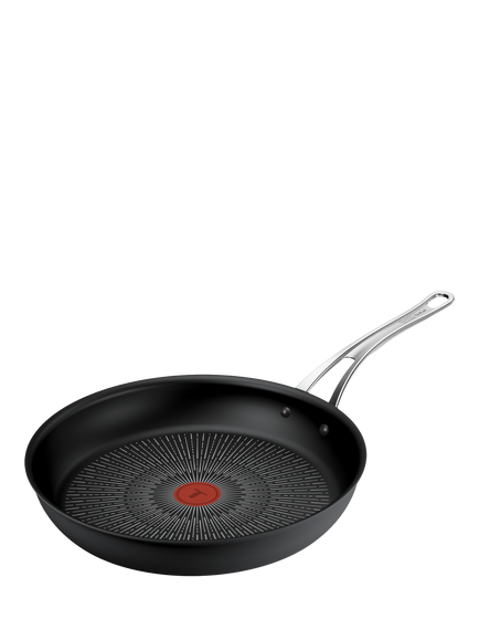 Jamie Oliver by Tefal Classic Hard Anodised Aluminium Non-Stick Frying Pan, 30cm, Black Black