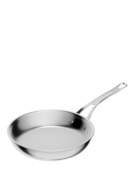 Jamie Oliver by Tefal Classic 3-Ply Stainless Steel Frying Pan, 24cm, Black Black
