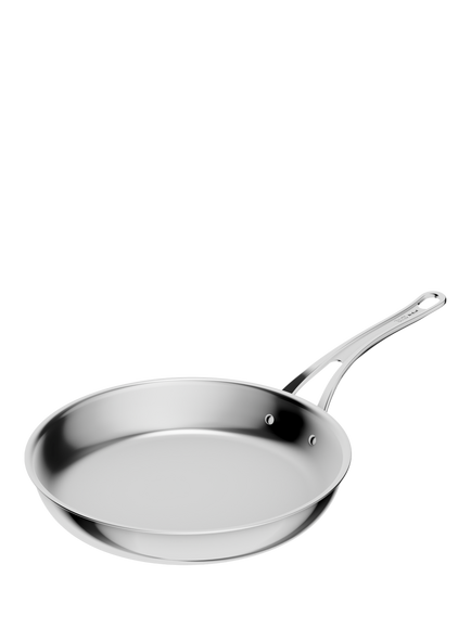 Jamie Oliver by Tefal Classic 3-Ply Stainless Steel Frying Pan, 28cm, Black Black