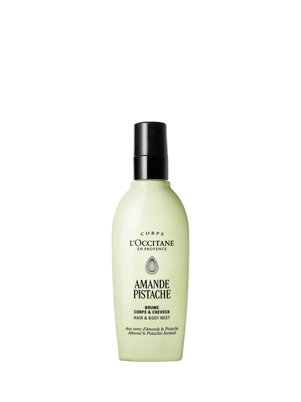 L'OCCITANE Almond (Amande) Pistache Hair & Body Mist, 100ml, Clear
