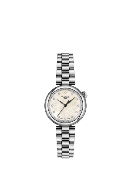 Tissot T1520101111600 Women's Desir 28mm Round Bracelet Strap Watch, Metallics, Metallics