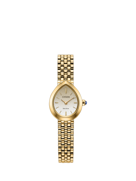 Citizen EX1552-59A Women's Rainell 20mm Bracelet Strap Watch, Gold, Gold