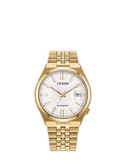 Citizen NK0022-50A Men's Tsuyosa 60 Automatic Bracelet Strap Watch, Gold, Gold