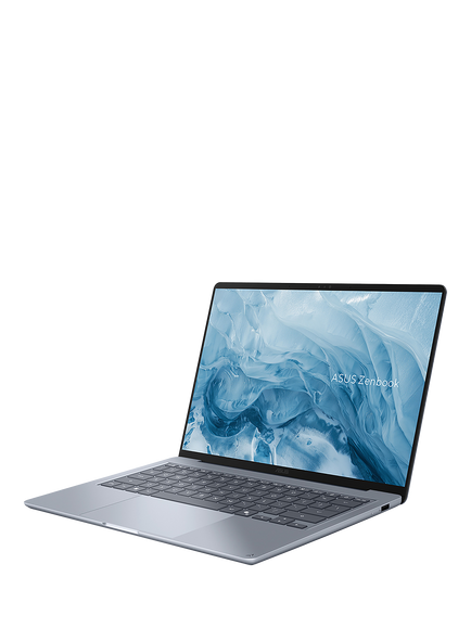 ASUS ZenBook 14 Laptop Copilot+ PC, Snapdragon X X1 Processor, 16GB RAM, 256GB SSD, 14” WUXGA OLED, Blue - view 2, Blue