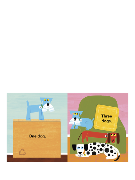 Nosy Crow One Dog, Two Dogs Kids' Book - view 2, Multi