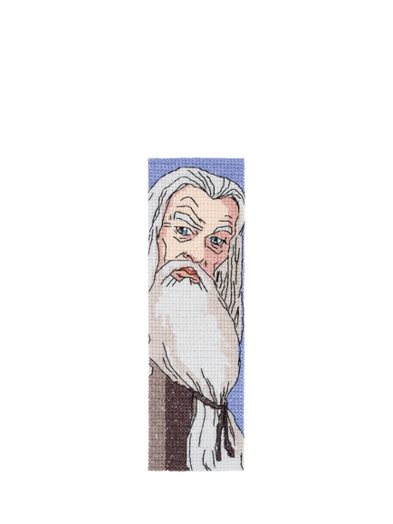 DMC Harry Potter Dumbledore Bookmark Cross Stitch Kit - view 2, Multi