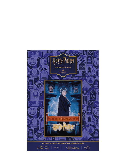 DMC Harry Potter Movie Poster Cross Stitch Kit - view 2, Multi