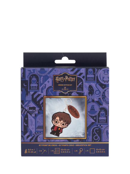 DMC Harry Potter Keyring Cross Stitch Kit, Multi