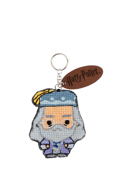 DMC Harry Potter Albus Dumbledore Keyring Cross Stitch Kit - view 2, Multi